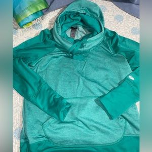 Sweatshirt with cowl neck hood